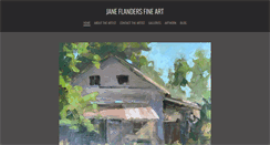 Desktop Screenshot of janeflanders.com