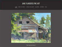 Tablet Screenshot of janeflanders.com